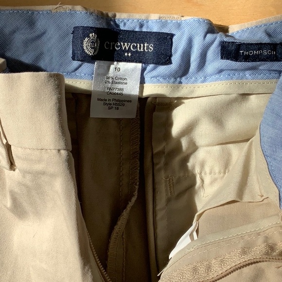 Boys Crewcuts Khaki Thompson Pants size 10 - Picture 2 of 3